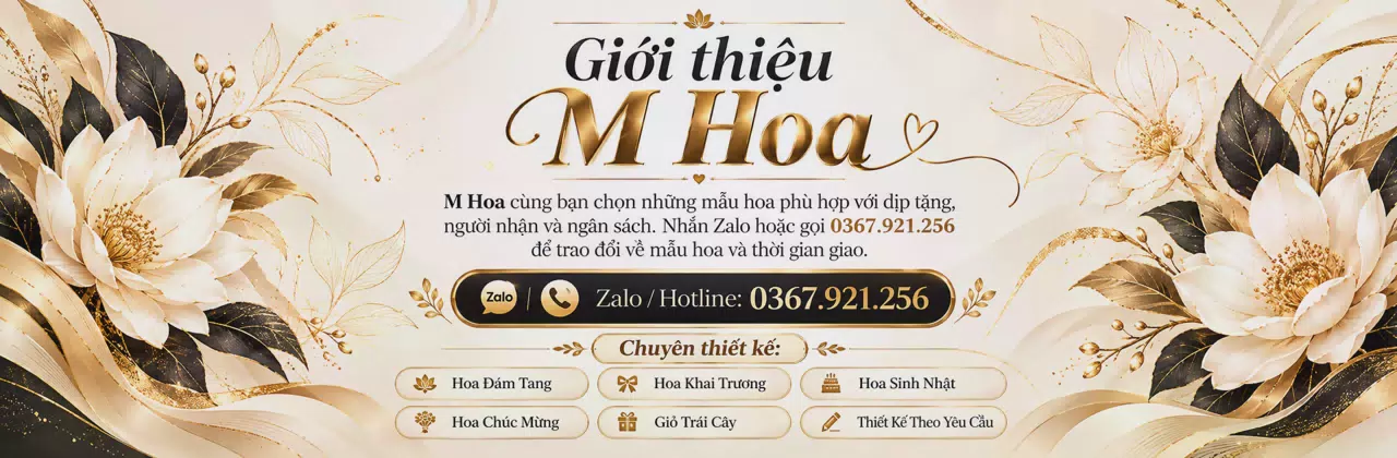 Ảnh bìa Shop hoa tươi Xã Cổ Lễ Ninh Bình - Gửi sự quan tâm qua từng món hoa